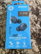 JLab-Audio Go Air True Wireless Earbuds-Black-20+Hours of Playtime-New (B13)