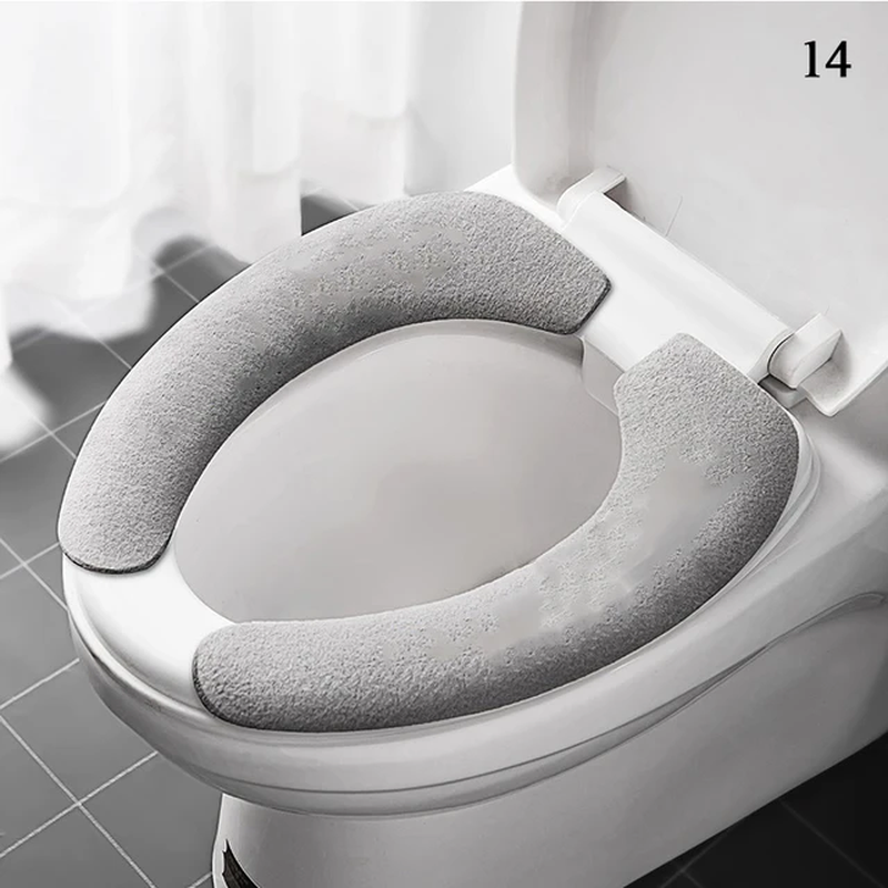 2Pcs/Set Toilet Seat Cover Mat Warm Washable Closestool Mat Seat Case Toilet Lid eBay