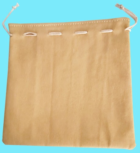 Koplow Games Leather 7x8 Inch Dice Bag Game Pouch Suede rpg Storage