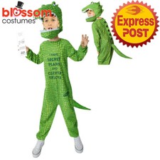 CK2760 Boy Roald Dahl The Enormous Crocodile World Book Week Child Party Costume