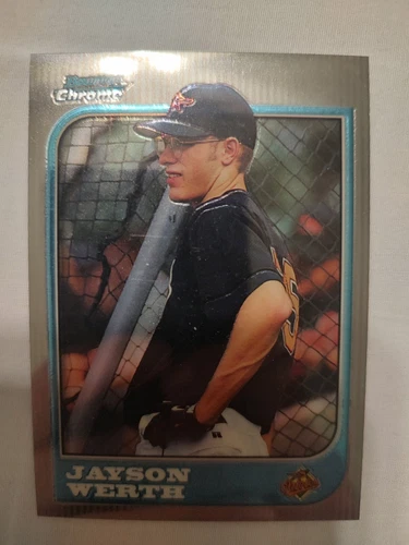 1997 Bowman Chrome Baltimore Orioles Baseball Card #293 Jayson Werth RC