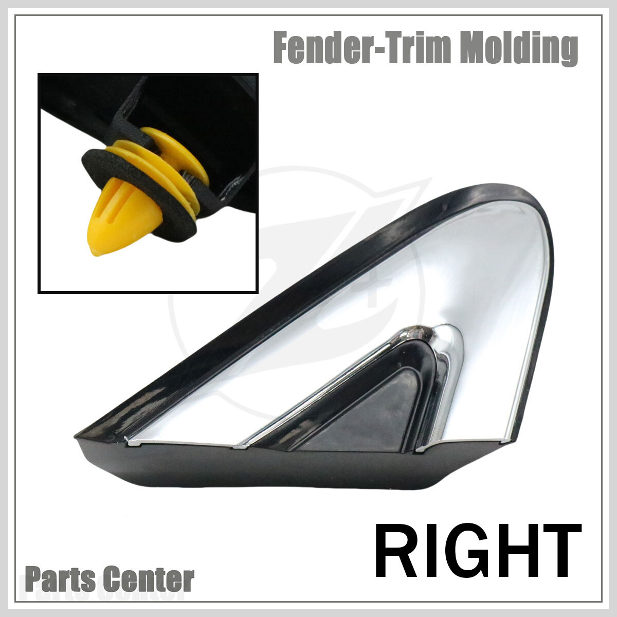 86210-S1100 For Hyundai Santa Fe 2019-2023 Passenger Side RH Fender-Trim Molding