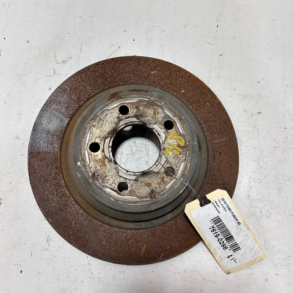 Disco de rotor de freno trasero izquierdo o derecho Ford Fusion 2013-2020 OEM 1 PIEZA Foto 2 de 4