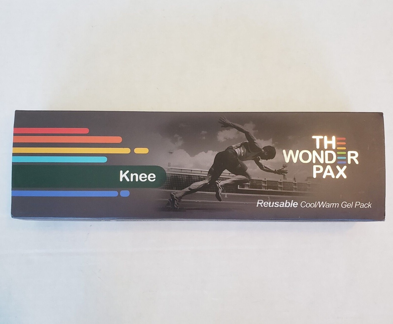 The Wonder Pax Knee Reusable Warm or Cold Gel Pack Blue