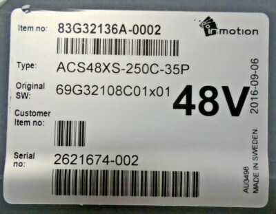 Contrôleur Moteur Inmotion ACS Super Drive – ACS48XS-175C-35P – 48V