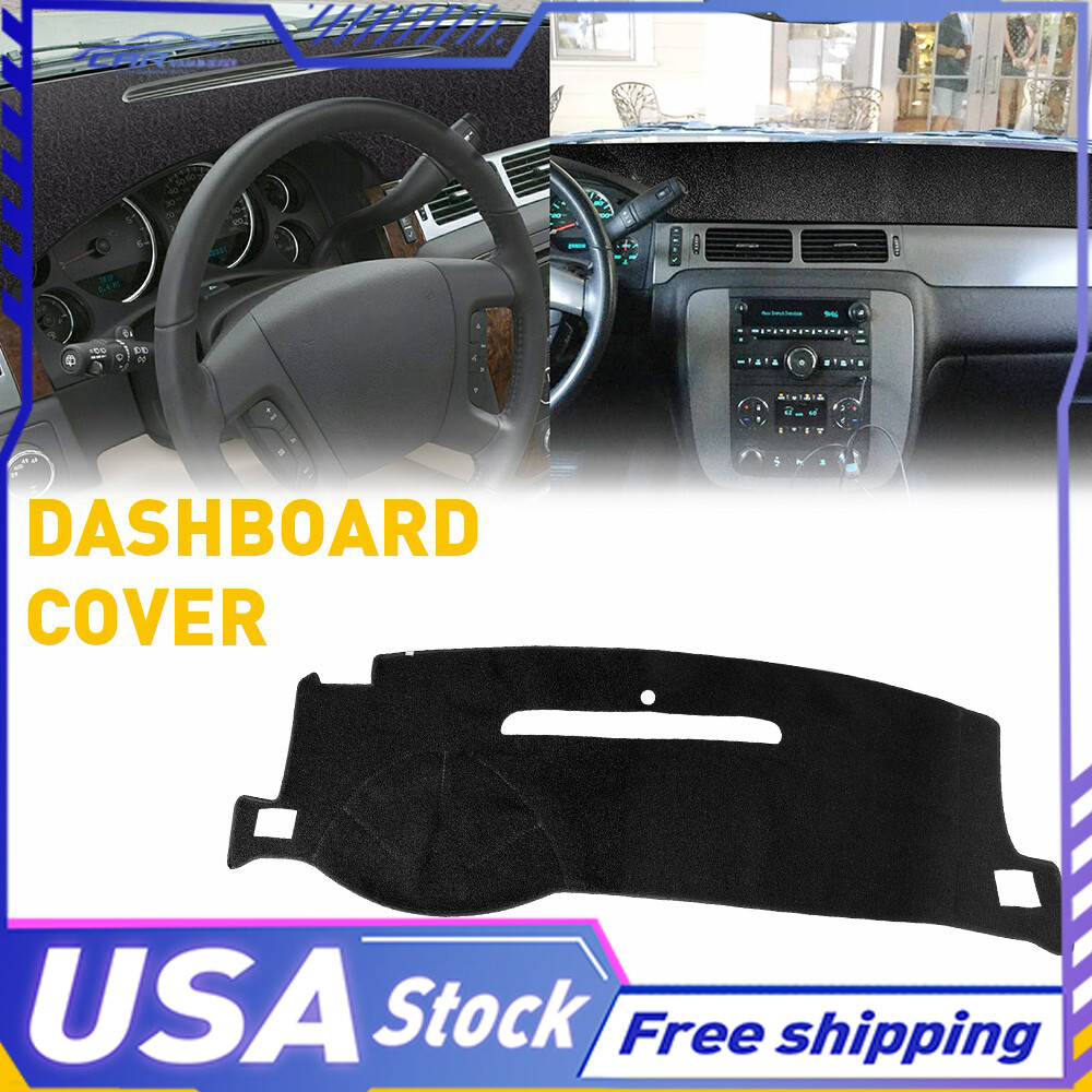 Pad Dashboard Dash Mat Cover For 2007-13 Chevy Pickup Silverado 07-14 GMC Yukon
