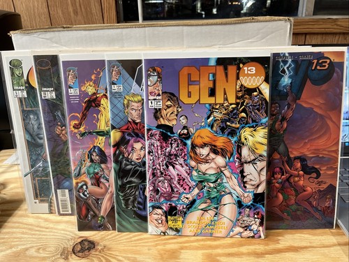 Gen 13 Comic Lot 11 Bücher J Scott Campbell Cover #1 enthalten - ich Kombiversand