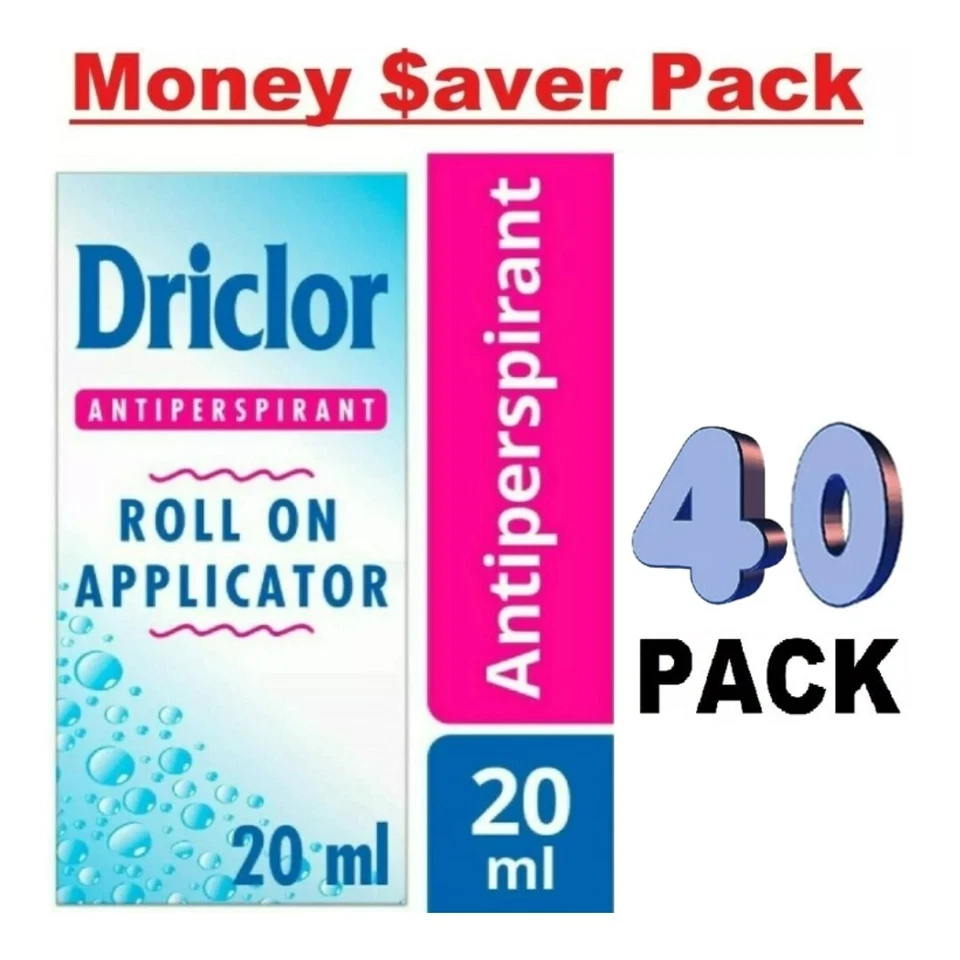 DRICLOR ROLL ON APPLICATOR ANTITRANSPIRANT 20ml Pack of 40 - Image 3 of 4