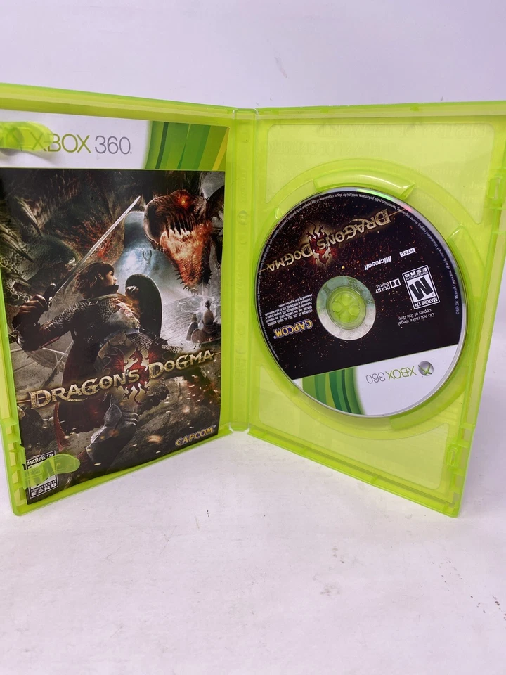 Lot Of 3 Xbox 360 Overlord Dragons Dogma Kingdom Under Fire Circle Of Doom - Image 3 of 4