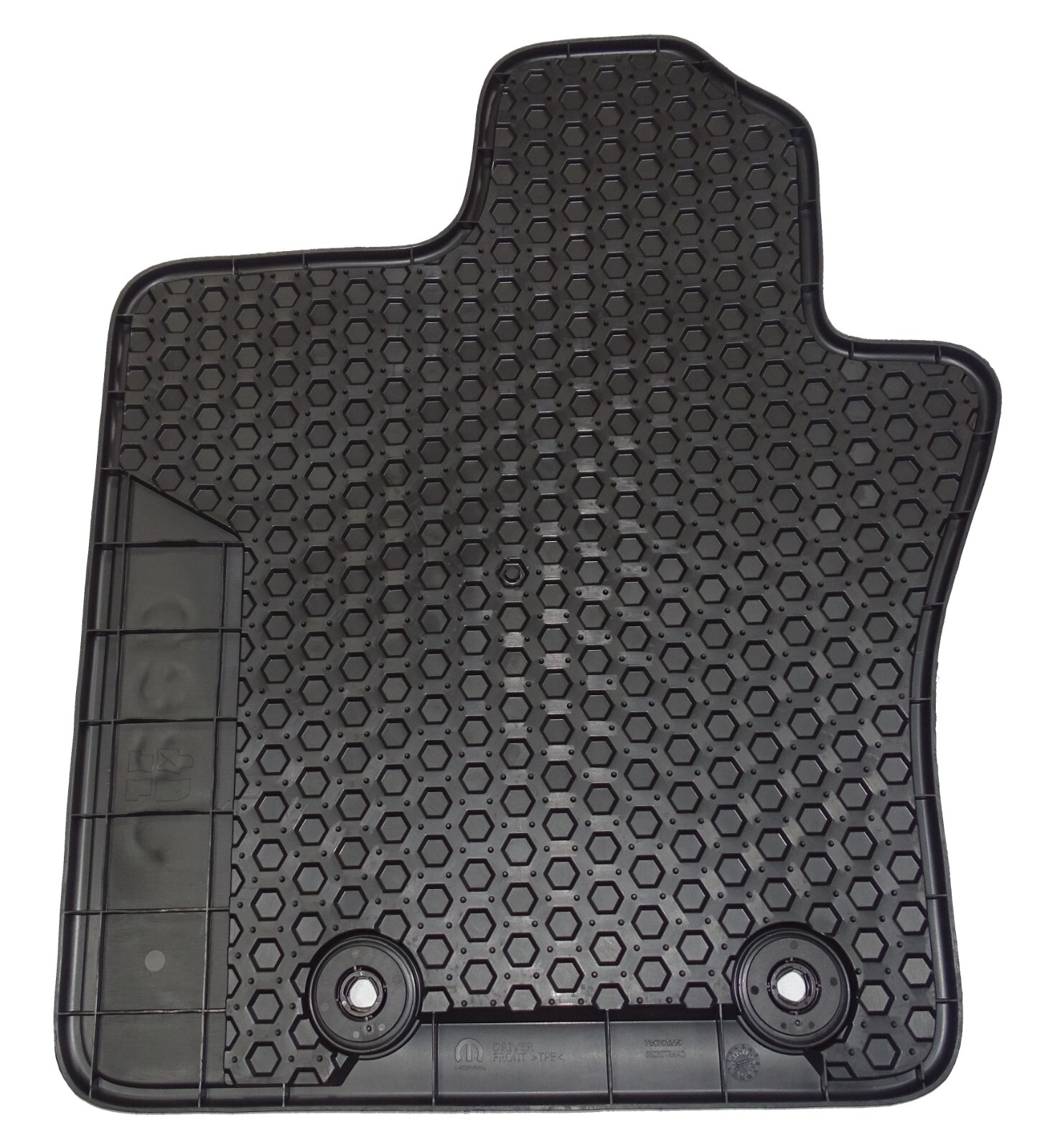GENUINE JEEP COMPASS RUBBER FLOOR MATS MAT SET OF 4 BLACK 20182024