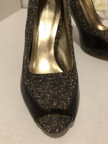 Banana Republic Women Brown Peep toes Shoes size 6 Heels 2 /1 - Picture 10 of 10