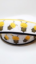 GROSGRAIN RIBBON 1 .5 Or 1  / " "CUTE BEES" 3YARDS