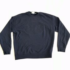 Lacoste Live Navy Blue Men s Monogram Crew Neck Sweatshirt Size Medium