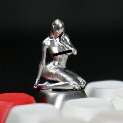 Sexy Woman Keycap Robot Resin Artisan Key cap For Cherry MX Mechanical Keyboard