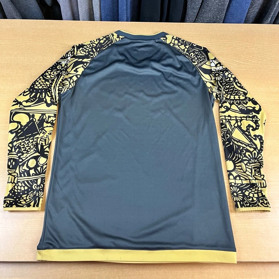 Camisa Jersey Team Kelme Codos Acolchados Juvenil Talla 14 Negra Amarilla Foto 3 de 4