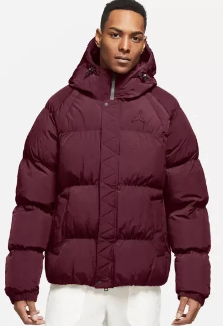 Nike Air Jordan Essential Puffer Jacket Cherrywood DQ7348 680 homme grande taille