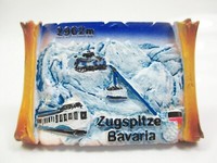 Zugspitze Bayern Poly Magnet Germany Souvenir Deutschland Neu