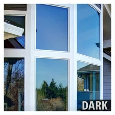 BDF PRBL Window Film Heat Control and Daytime Privacy Blue out, Silver in