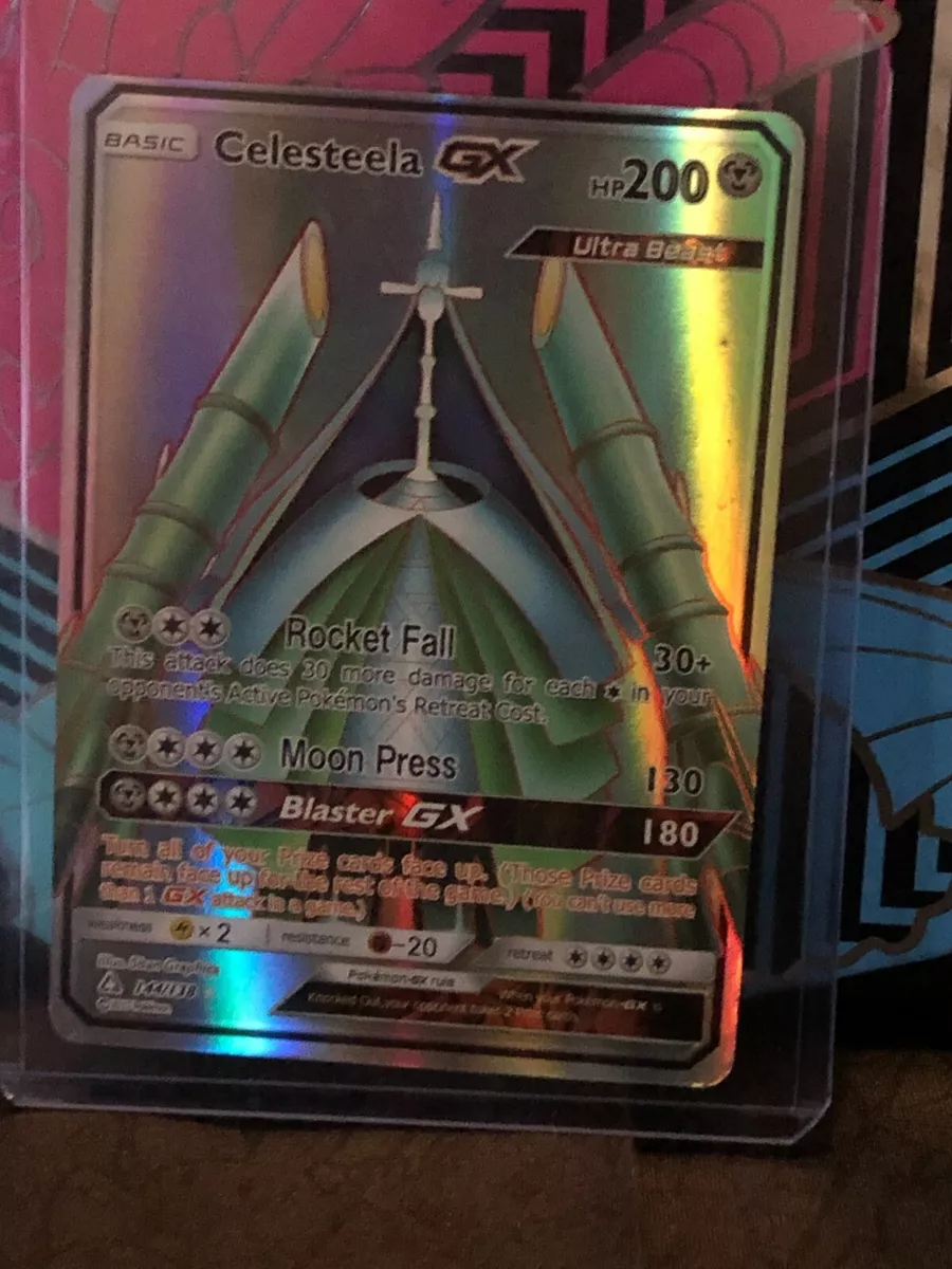 Carta Pokémon Celesteela Gx Original Ultra Criatura Original