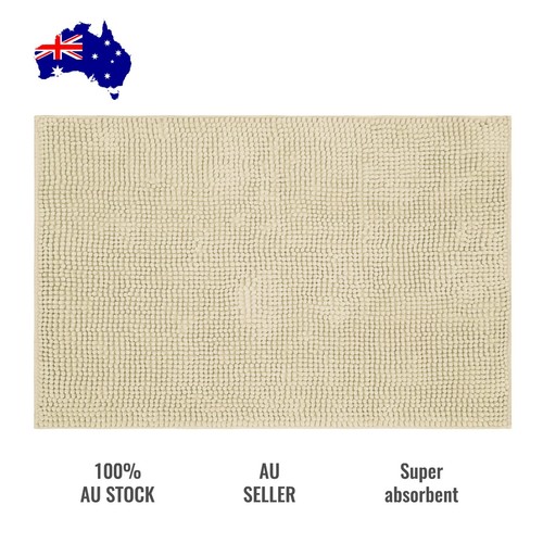 Super Absorbent Quick Dry Bath Mat Soft Chenille Mat Anti-Slip Floor Carpet AU - Picture 13 of 23