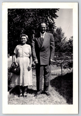 Grandma Grandpa Elderly Couple  Photo MCM Photograph Picture Photography History