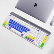 Silicone keyboard cover skin protector for Logitech MK470 K580 K585