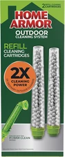 Refill Cleaning Cartridge, 2 Pack, for Use with the Power Clean Wand, 2X Cleanin