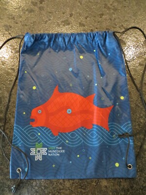 Muskogiee Nation Nylon Bag or Backpack - 17 x 13 inch