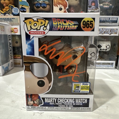 Funko Pop! Back to The Future Marty #965 SDCC 2020 Signed Michael J Fox - Picture 2 of 11