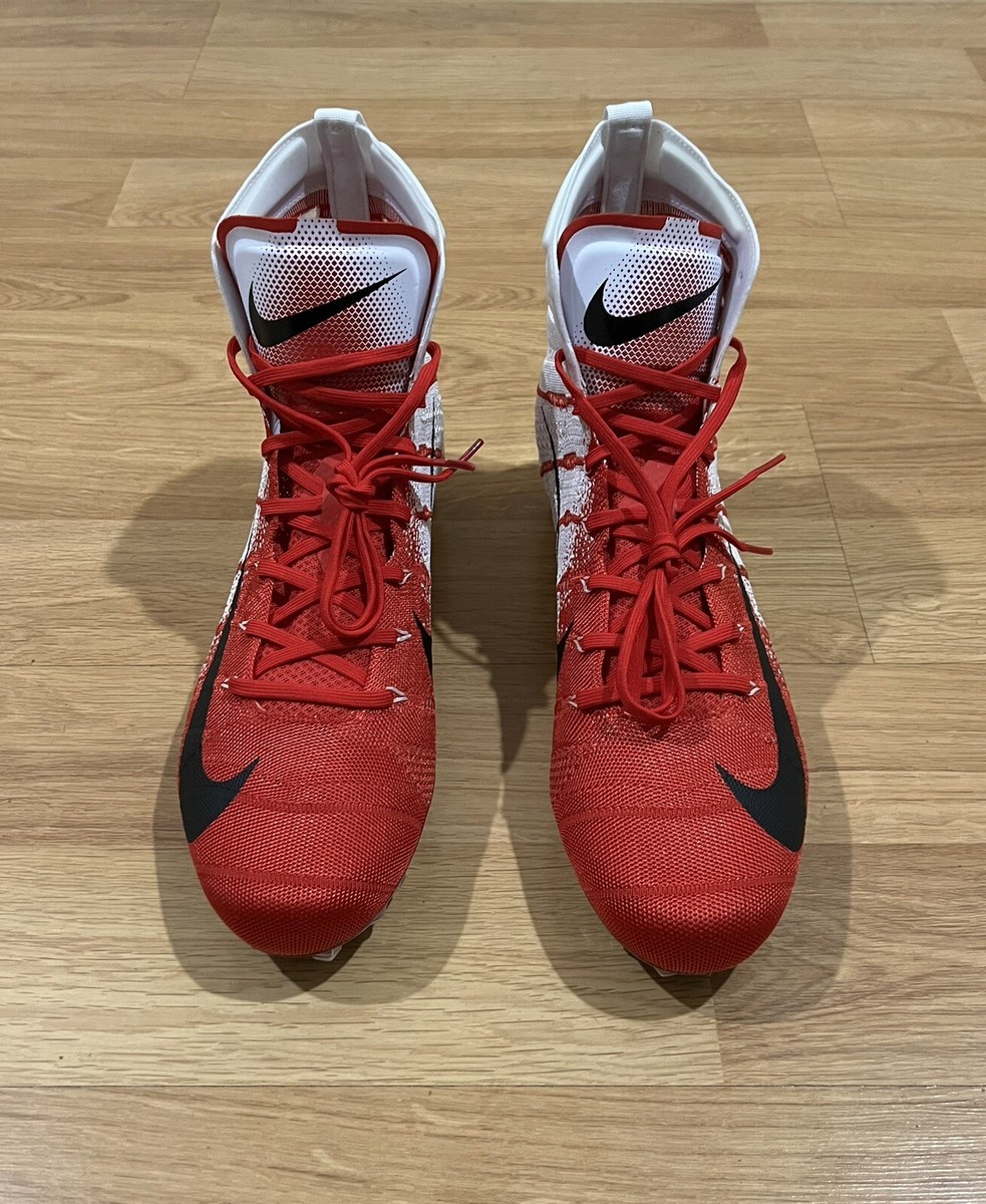 Nike Vapor Untouchable 3 Elite Flyknit Football Cleats White  display picture 1
