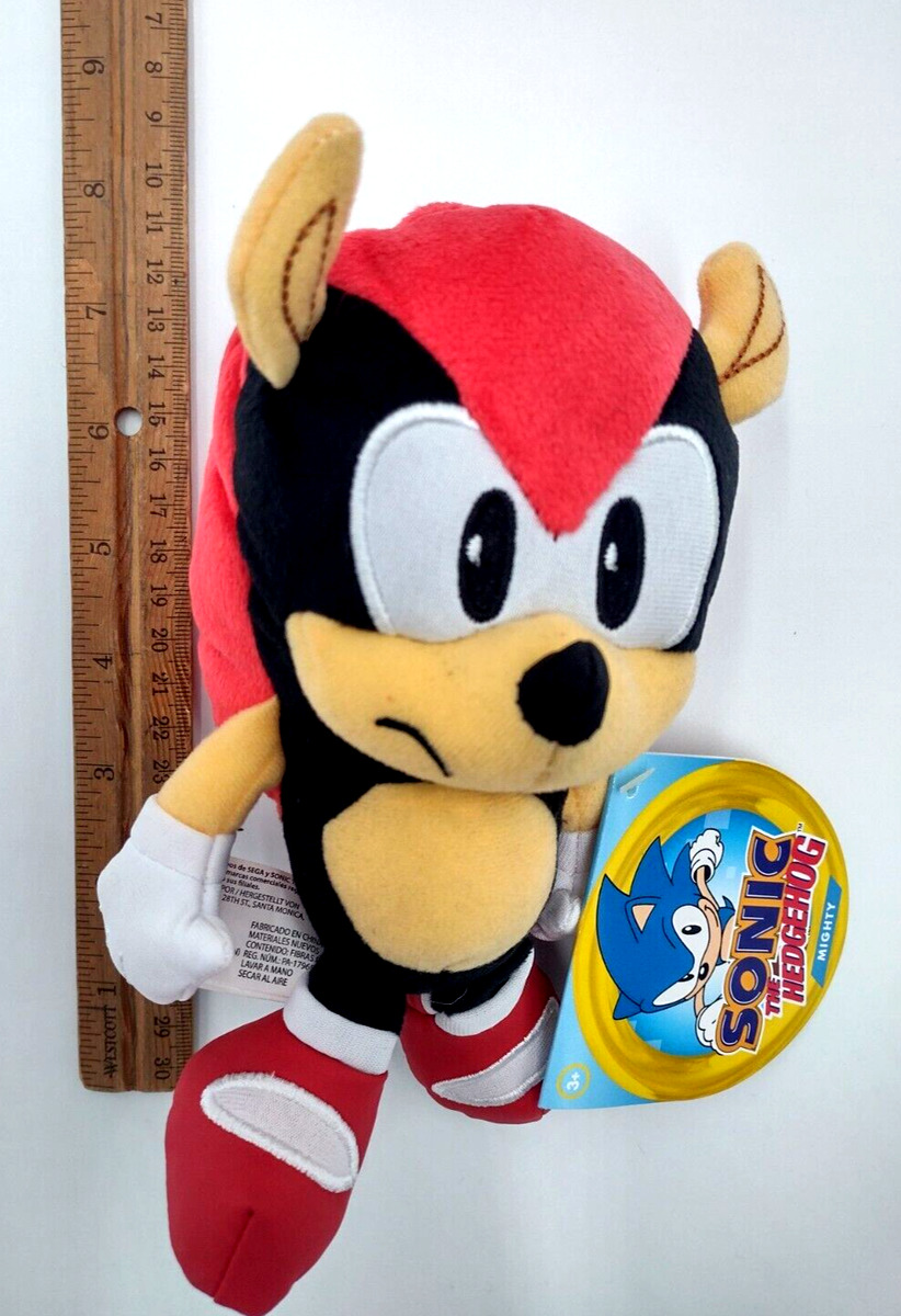 New Mighty The Armadillo SONIC THE HEDGEHOG 10 inch Plush (Great