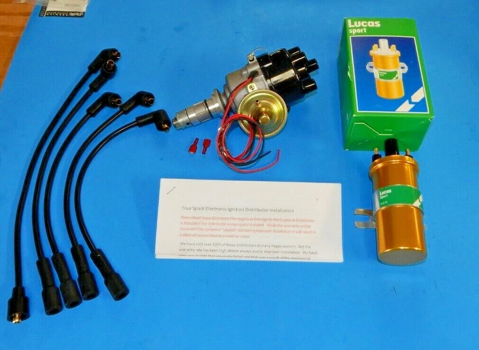 New Electronic Ignition Distributor Sport Coil & Wires Triumph Spitfire 1975-80 - Image 1 of 1