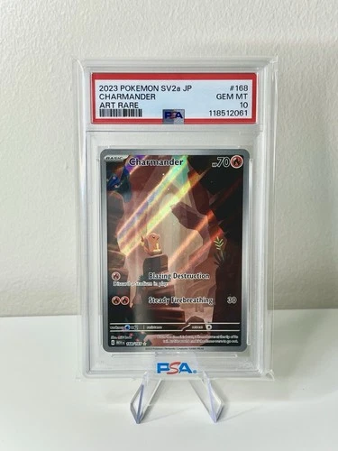 READ! PSA Mislabel 2023 POKEMON MEW EN-151 ILLUSTRATION RARE CHARMANDER PSA 10