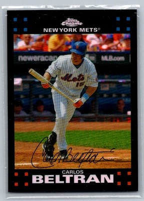 2007 Topps Chrome Refractor Carlos Beltran 89