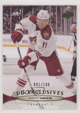2011-12 Upper Deck UD Exclusives /100 Martin Hanzal #314 2vh