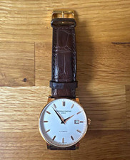 Frédérique Constant Classics FC-316X5B9 Auto 40mm White Dial Date Brown Leather