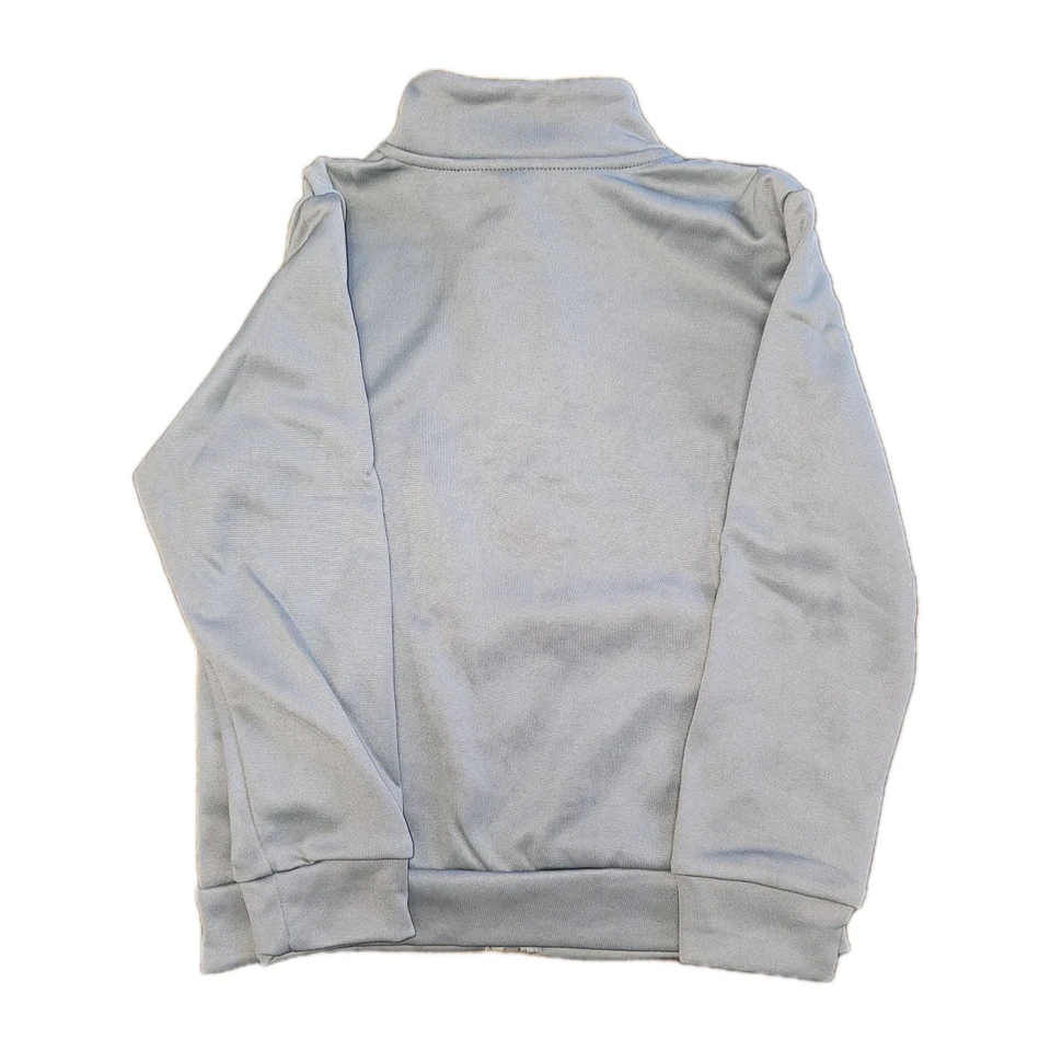 New Reebok Boys Zipup Tracksuit Size 8 Gray With Black Stripe  - Image 4 of 4