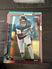 2025 Topps Chrome - Dyami Brown Leather Refractor #136 Jaguars 