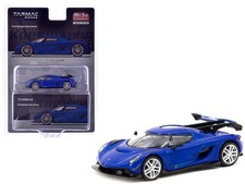 1/64 Koenigsegg Jesko Attack Blue Metallic "Global64" Series Diecast Model