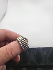 jewelry Perfectly Perennial Ring - Pink Rhinestone Silver Tone Flower Ring — photo 3