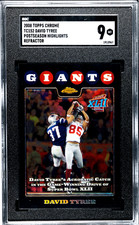 2008 Topps Chrome David Tyree #TC152 Refractor SGC 9