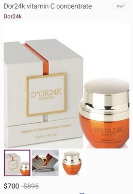 $895. D OR24K PRESTIGE Vitamin C Concentrated Cream 50ML-1.7FL.OZ Brand New! FS
