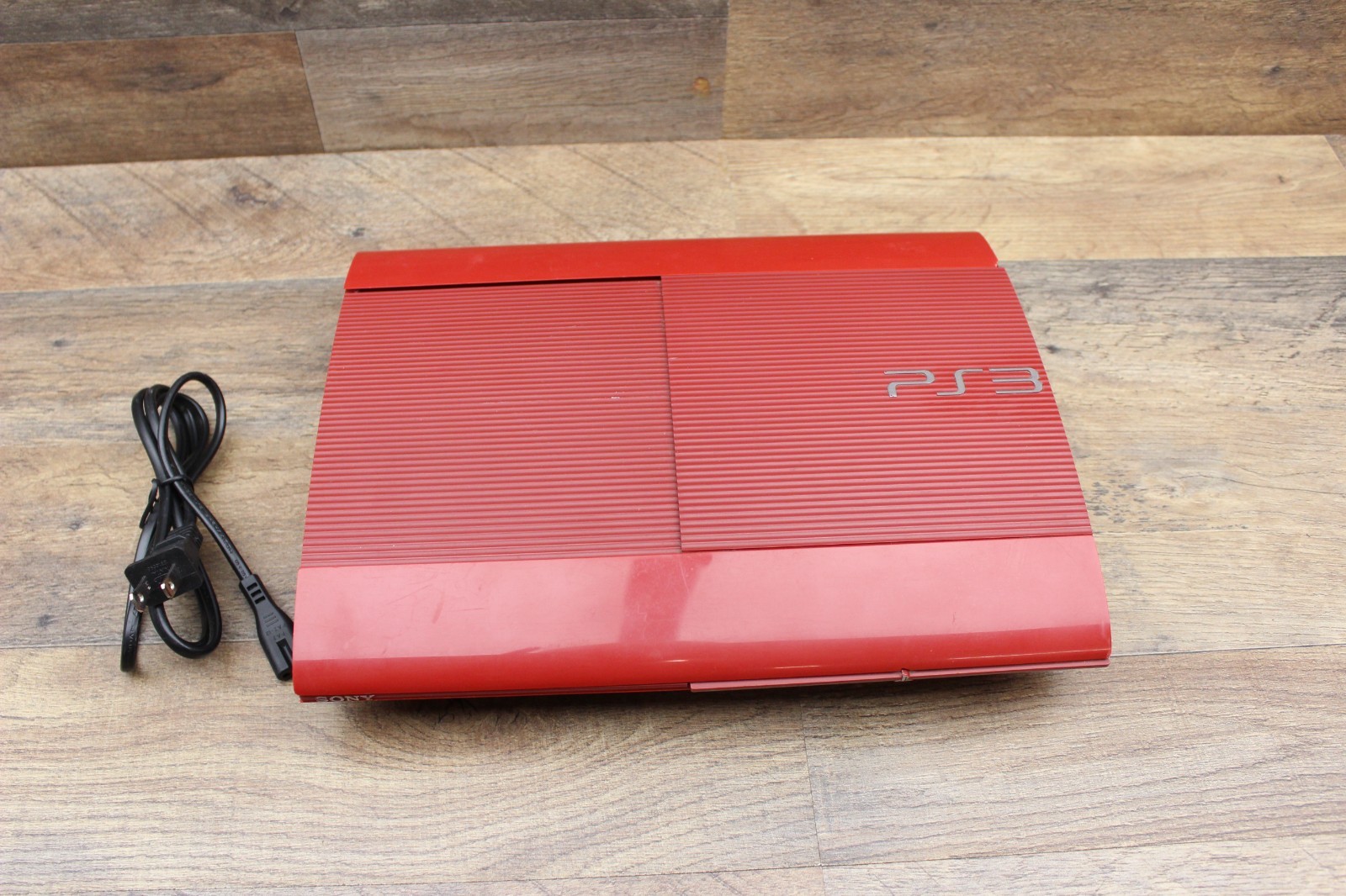 Sony PlayStation 3 500GB Home Console Only - Garnet Red Tested Working