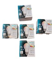 EcoSmart 60-Watt Smart Hubspace A19 Color Change CEC LED Light Bulb 5 Bulbs 