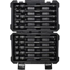 Astro Pneumatic 78354 10 Piece 3/8" Drive Metric Pinless Universal Impact