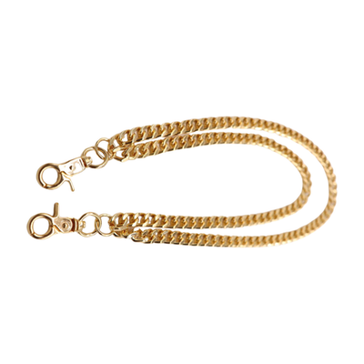 NEW Men Wallet Chain KeyChain Strong Gold Metal Long Links Biker 2