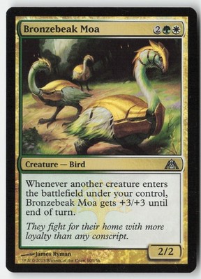 MTG - Bronzebeak Moa - DGM 60 Uncommon Foil