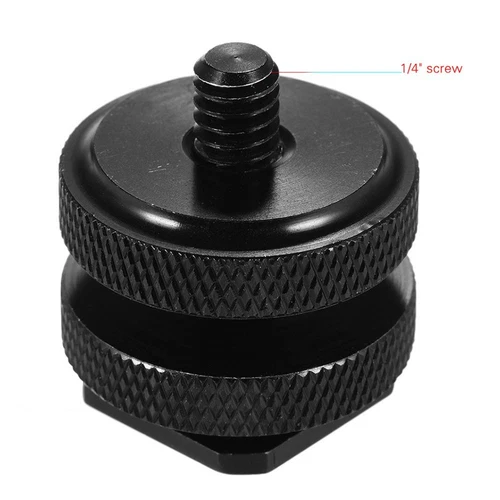 Accessory Stacking Camera Mount Accessory Holder Integrated Threaded Design