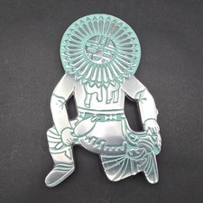 Tawa the Sun Kachina Metal Art Trivet USA MADE Armetal 10"