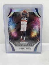 2019-20 Prizm Silver Fireworks ANTHONY DAVIS #7 Lakers